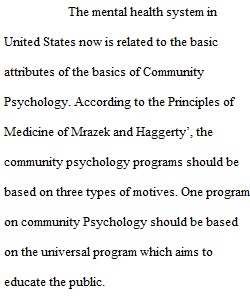 Community Psychology Assignment 4